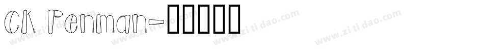 CK Penman字体转换